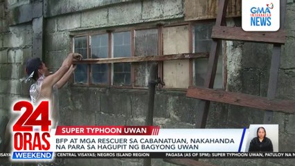 BFP at mga rescuer sa Cabanatuan, nakahanda na para sa hagupit ng Bagyong Uwan | 24 Oras Weekend