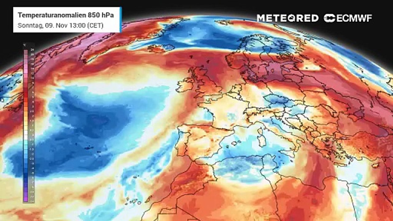 Extremer Wärmeberg auf dem Weg nach Europa- doch danach kommt der Absturz!
