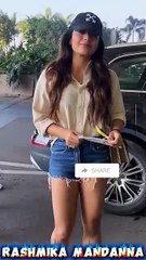 Bollywood Actress Rashmika Mandanna Spotted at Airport 🥰