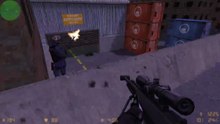 Counter-Strike 1.6 cs_assault gameplay | Hostage Rescue Mode