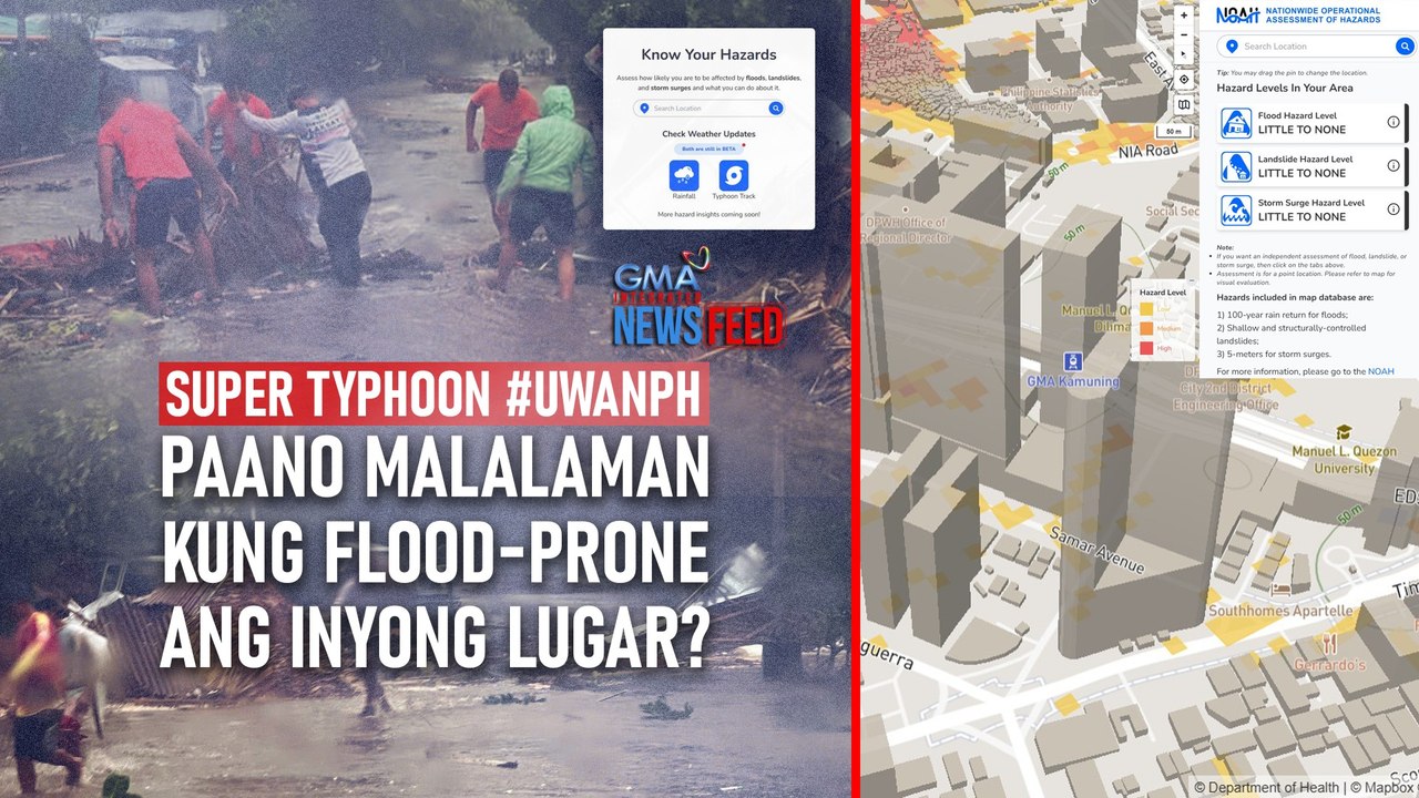 Super Typhoon #UwanPH   Paano malalaman kung flood-prone ang inyong lugar? | GMA Integrated Newsfeed