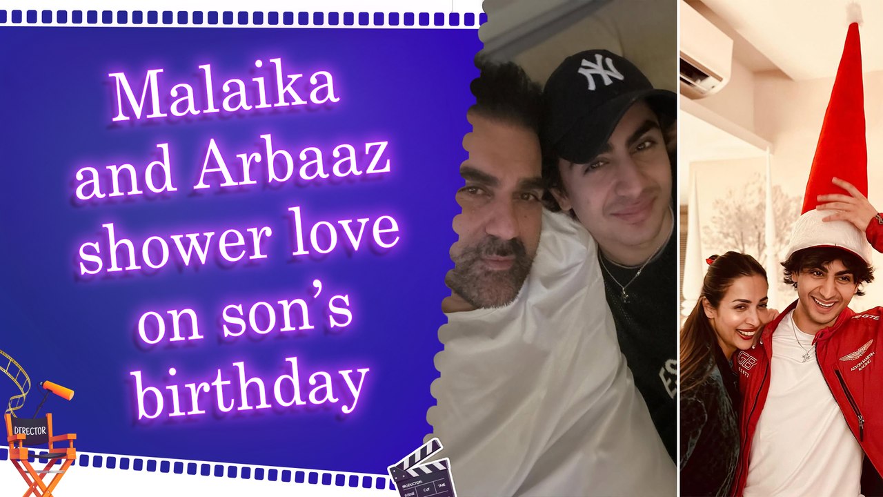 Malaika Arora and Arbaaz Khan celebrate son Arh...