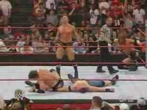 John Cena & Triple H vs JBL & Randy Orton 19/5/08 pt2
