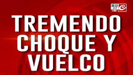 Choque y vuelco en Boyacá y Juan B. Justo: al menos seis autos involucrados