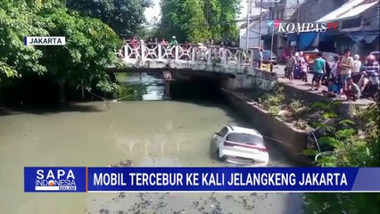 Sopir Diduga Mabuk, Mobil Terjun Bebas 'Nyemplung' ke Kali di Tambora | SAPA MALAM