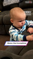 Baby’s Hilarious “Let It Out” Moment | The Ultimate Comedy Face!|| Heartsome 💖