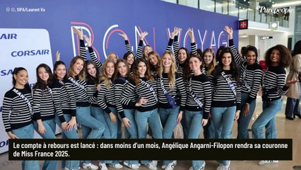 Miss France 2026  : Départ des 30 candidates pour leur voyage avant l'élection, un lieu spécial pour Angélique Angarni-Filopon (Miss France 2025)