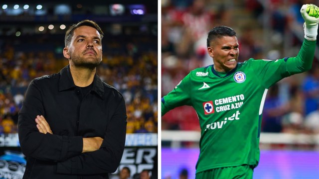 Nicolás Larcamón revela el estado de salud de Kevin Mier tras lo sucedido en Cruz Azul vs Pumas: Tiene un golpe muy fuerte en la carilla