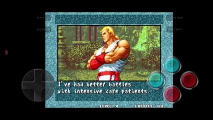 Fatal Fury 3 Joe Higashi vs Andy Bogard Joe Higashi é derrotado por Andy Bogard