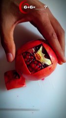 Amazing Pomegranate Cutting Skills — Fruit Cutting Technique