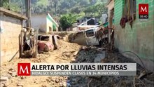 Declaran alerta por lluvias en Hidalgo; suspenden clases en 34 municipios