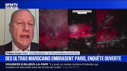 "Défi à l'autorité publique": le maire du XVè arrondissement réagit au show pyrotechnique des ultras marocains