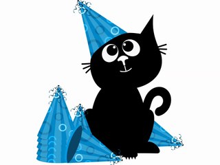 SERDAR ŞİMŞEK KARA KEDİ MÜZİKLİ KOMİK KARİKATÜR