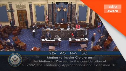 Senat AS teruskan sidang hingga capai perjanjian akhiri penutupan kerajaan