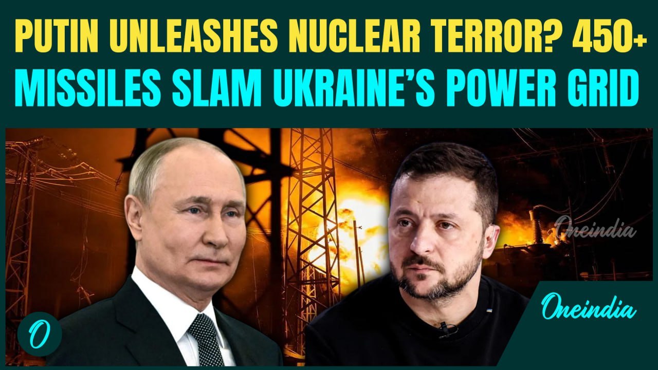 Putin BOMBS Ukraine’s Nuclear Sites? 450+ Missiles Pound Ukraine’s Power Grid in Overnight Attack