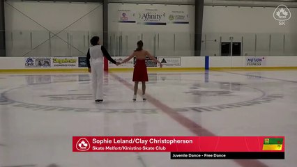 2026  Skate Canada Sask. Sectional Championships Juvenile Dance Pre-Novice Free Dance