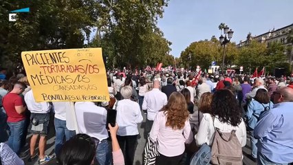 Andalucía sale a la calle contra el deterioro de la sanidad pública
