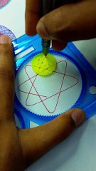 Electric Blue & Magenta Harmony | Hypnotic Spirograph Geometry Art