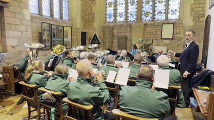 Crediton Town Band playing for the Remembrance Service, video Alan Quick IMG_7546