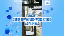 Quase um milhão de pessoas evacuadas enquanto as Filipinas se preparam para o tufão Fung-wong