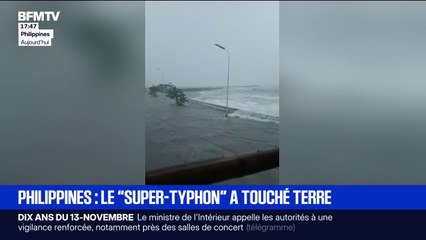 Philippines: le "super-typhon" a touché terre ce dimanche 9 novembre