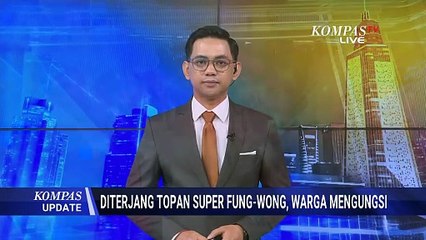 Diterjang Topan Super Fung-Wong, Warga Filipina Mengungsi di Gedung Olahraga