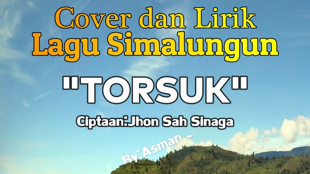 LAGU SIMALUNGUN TORSUK (COVER)
