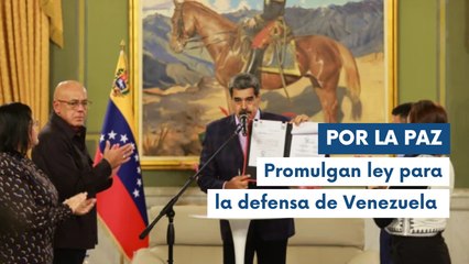 Promulgan ley del comando para la defensa integral de la nación