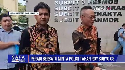 Peradi Bersatu Datangi Polda Metro, Minta Roy Suryo Cs Segera Ditahan soal Ijazah Jokowi