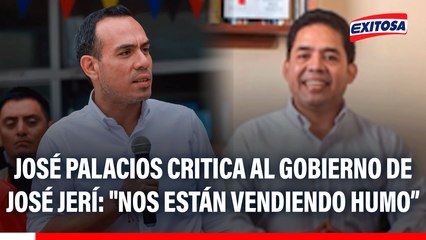 José Palacios critica al Gobierno de José Jerí por inseguridad ciudadana: "Nos están vendiendo humo porque no hay ningún resultado"