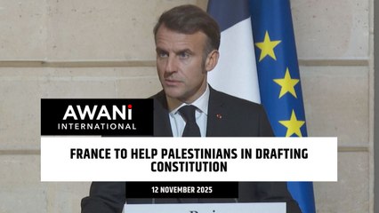 France to help Palestinians in drafting constitution