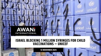 Israel blocking 1 million syringes for child vaccinations – UNICEF
