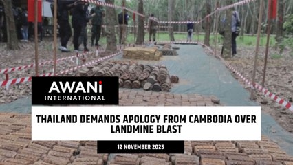 Thailand demands apology from Cambodia over landmine blast