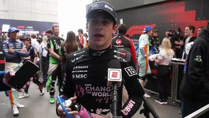 Las declaraciones de Colapinto post carrera