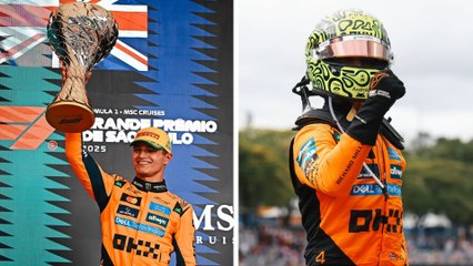 GP de Brasil: Lando Norris se impone y extiende liderazgo; Max Verstappen logra subir al podio
