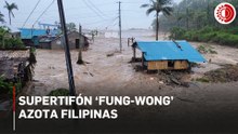 Supertifón ‘Fung-wong’ azota Filipinas; dos personas perdieron la vida
