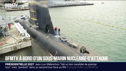 BFMTV est la première équipe de télévision à avoir été autorisée à embarquer sur le tout dernier sous-marin nucléaire d'attaque de la Marine Française