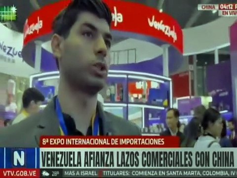 Venezuela continúa afianzando los lazos comerciales en la 8ª Expo Internacional de Importaciones
