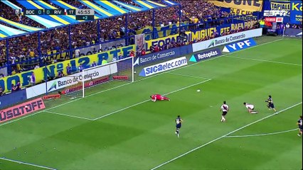 ¡Gol de Zeballos! Boca lidera 1-0 contra River en un duelo emocionante ⚽