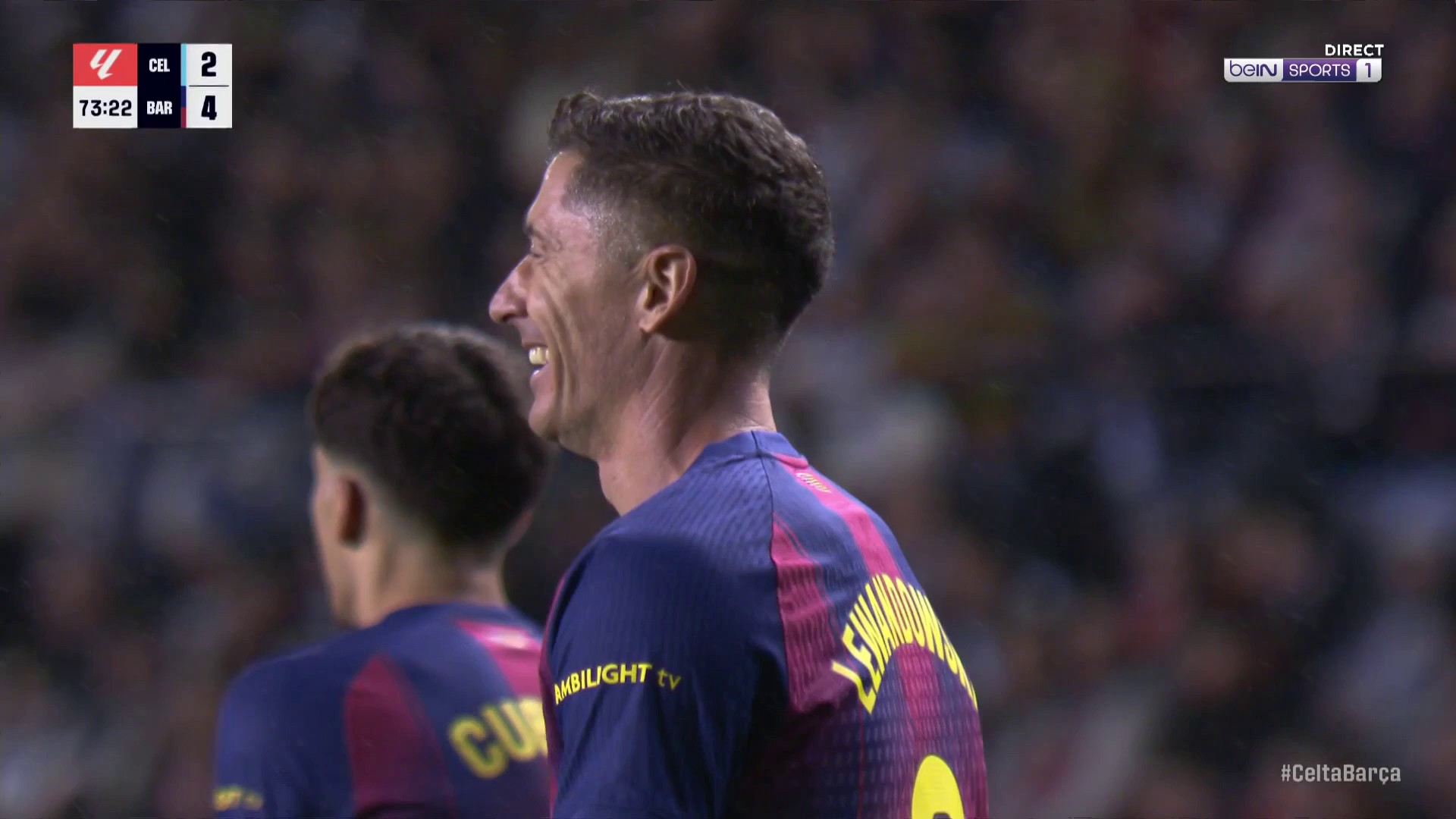 La Liga : Lewandowski s'offre un triplé face au Celta !