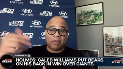 Holmes: Caleb Williams put Bears on his back in win over Giants