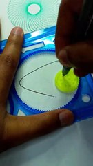 Soothing Cyan Harmony | Minimal Hypnotic Spirograph Art