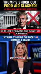 TRUMP ATTACKS FOOD STAMPS: 42 Million Americans Lose Food Aid!