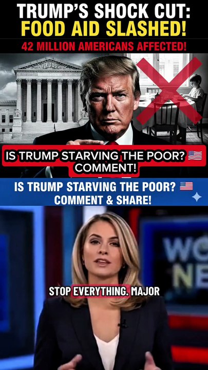 TRUMP ATTACKS FOOD STAMPS: 42 Million Americans Lose Food Aid!