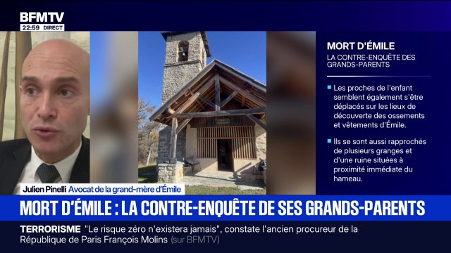 Mort d'Émile: Nous avons eu accès à l'ensemble des pièces fin septembre , déclare Julien Pinelli, avocat de la grand-mère d'Émile