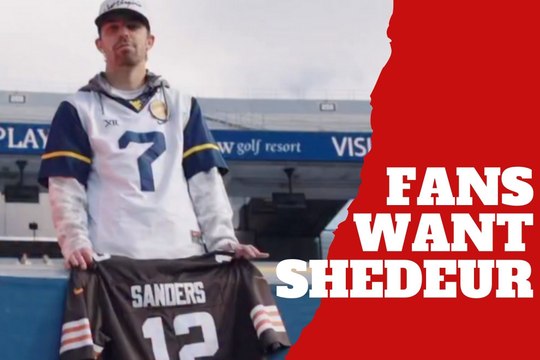 Colorado rivals want Shedeur Sanders as the Browns starting quarterback