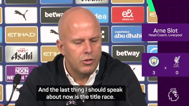 Liverpool must focus on results instead of the title race - Slot