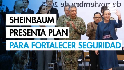 Sheinbaum presenta el Plan Michoacán por la Paz y la Justicia