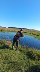 Pesca de tarariras con señuelo en laguna con poca agua 🎣😱