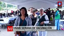 UNAM instala centro de vacunación con casi 100 mil dosis de COVID-19, influenza y sarampión